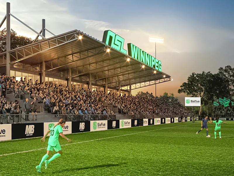 Plans for a new modular purpose-built stadium which will house the Winnipeg NSL expansion franchise
