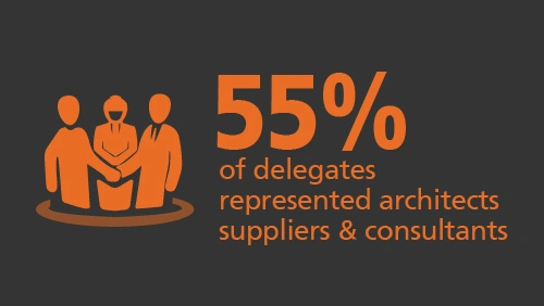 Coliseum Summit US 2026 at Wrigley Field, Chicago - event statistics (Architects, Suppliers & Consultants)