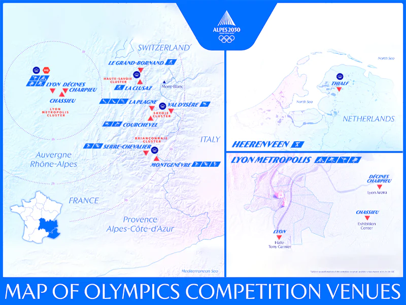Venue masterplan for the 2030 Olympic and Paralympic Games in France has been finalised