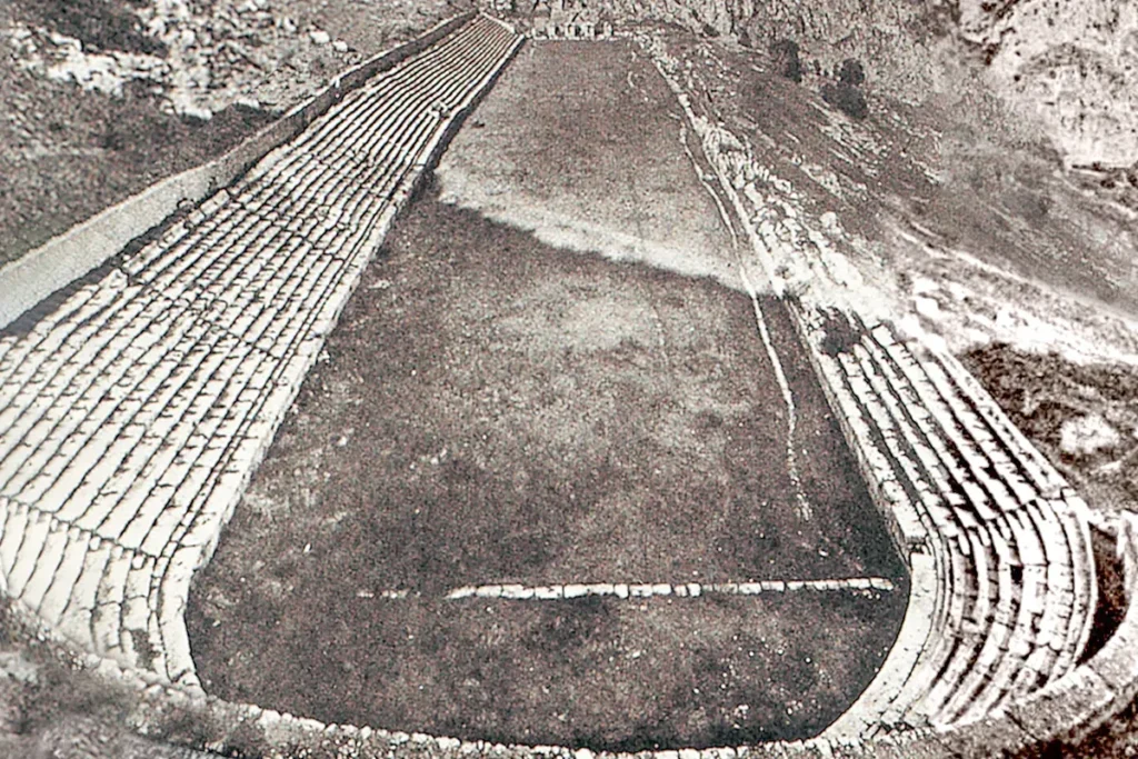 Griechisches Stadion in Delphi