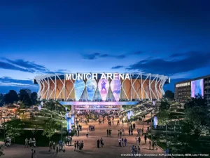 Ground-breaking at new arena in Munich 