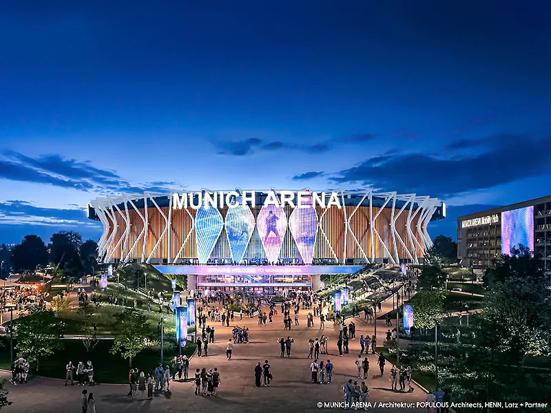 Ground-breaking at new arena in Munich