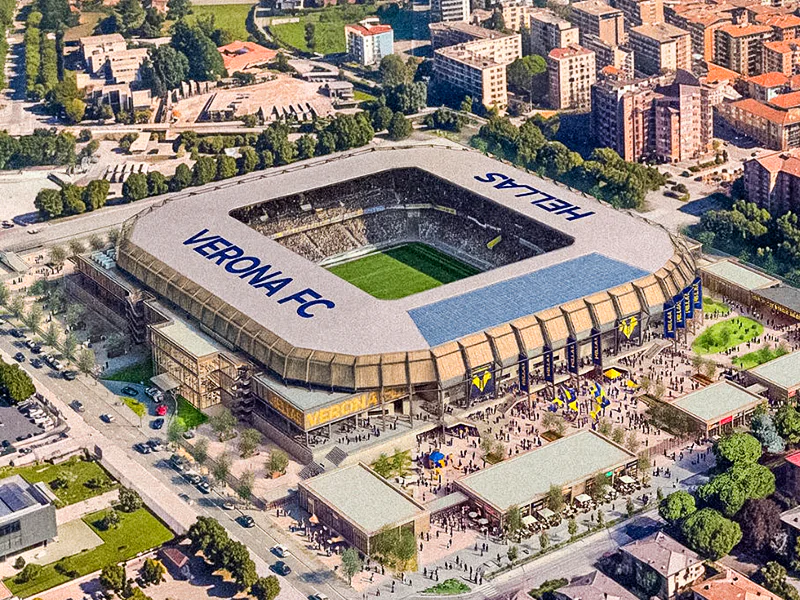 Hellas Verona FC presents new stadium project to the Municipality of Verona