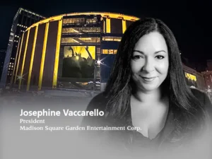 Josephine Vaccarello has been named president of Madison Square Garden Entertainment 