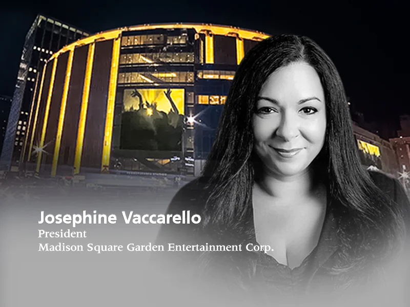 Josephine Vaccarello has been named president of Madison Square Garden Entertainment