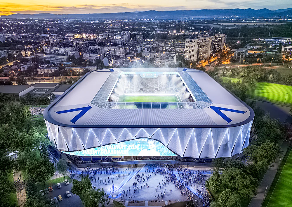 Latest progress on Georgi Asparuhov Stadium for PFC Levski Sofia