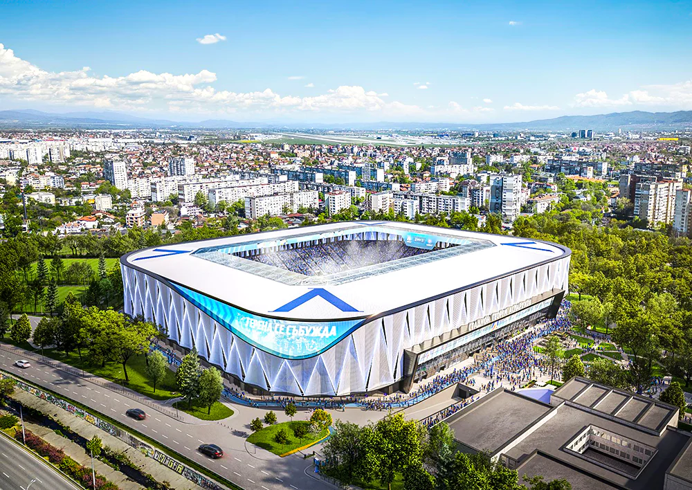 Latest progress on Georgi Asparuhov Stadium for PFC Levski Sofia