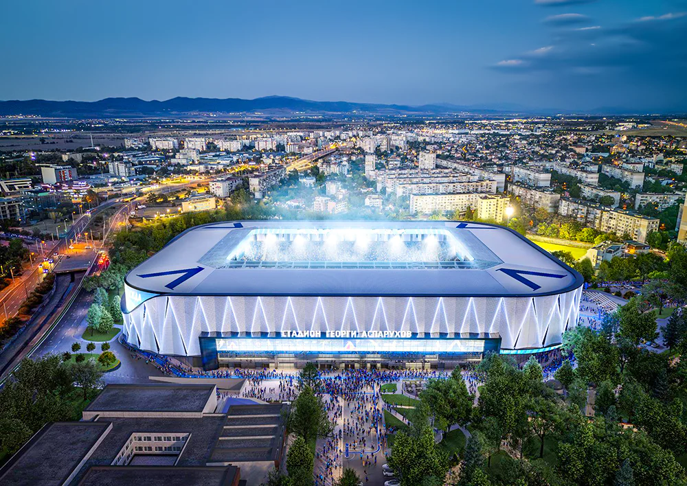 Latest progress on Georgi Asparuhov Stadium for PFC Levski Sofia
