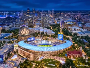 Populous has been named architect of record for the Kansas City Royals' new downtown ballpark 