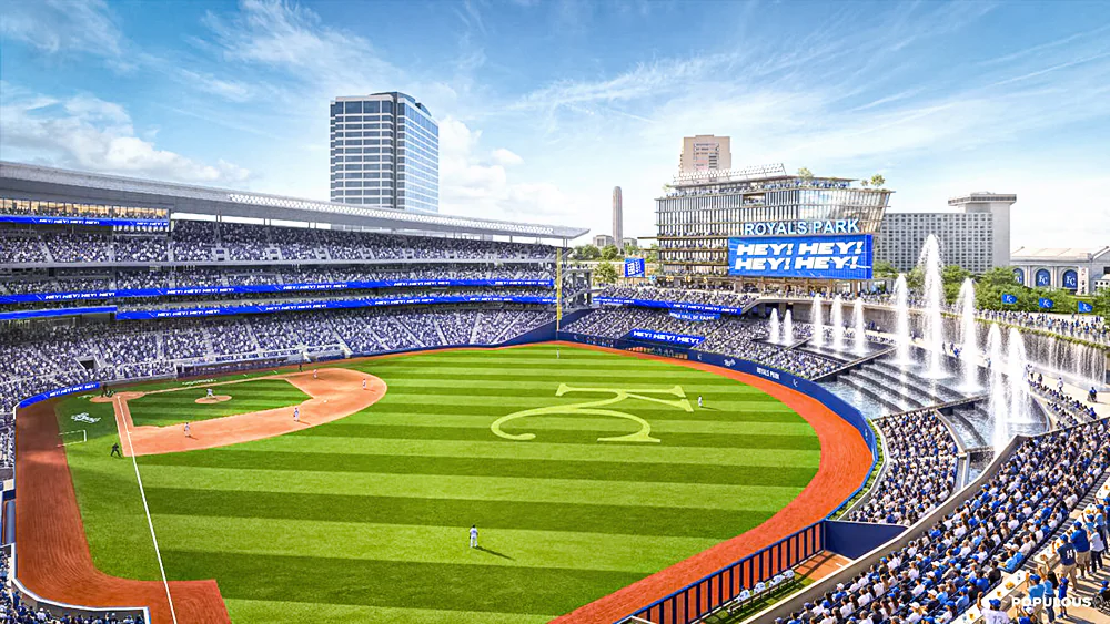 Populous has been named architect of record for the Kansas City Royals' new downtown ballpark