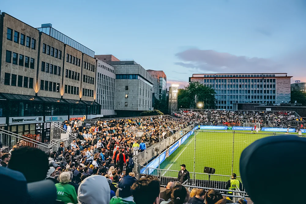 For the SOCCA World Cup the Kennedyplatz in Essen became a stadium