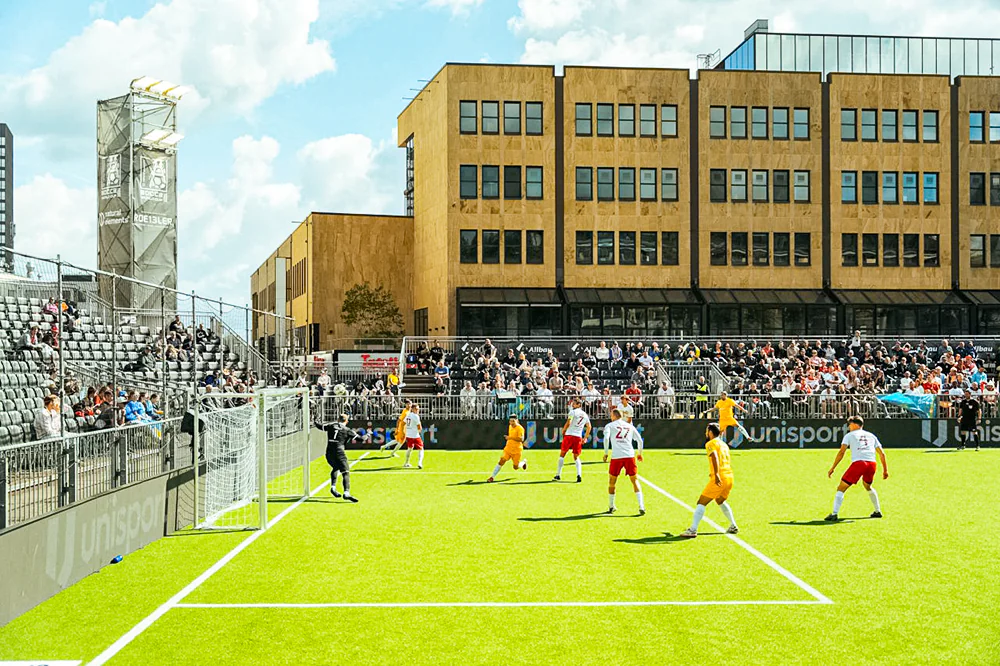 For the SOCCA World Cup the Kennedyplatz in Essen became a stadium