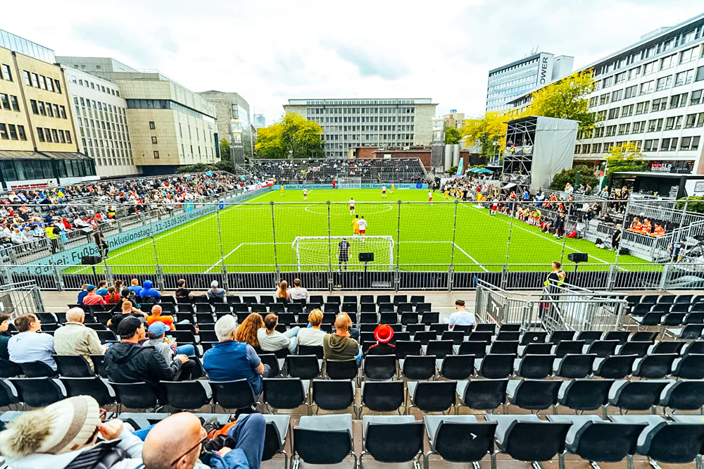 For the SOCCA World Cup the Kennedyplatz in Essen became a stadium