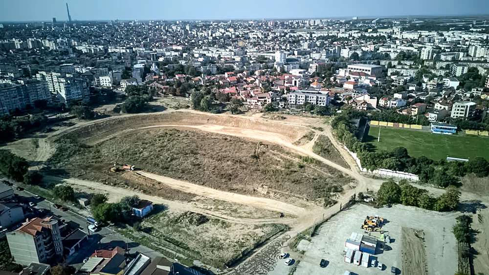 Work has started in Romania on the new Stadionul Gheorghe Hagi